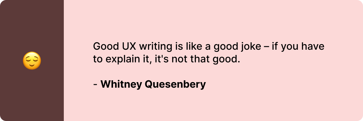 ux writing